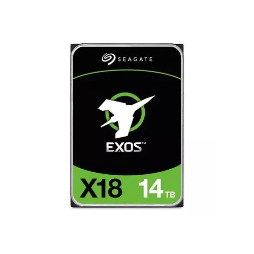 obrázek produktu SEAGATE Exos X18 14TB HDD / ST14000NM004J / SAS / 3,5" / 7200 rpm / 256MB / 512E/4KN