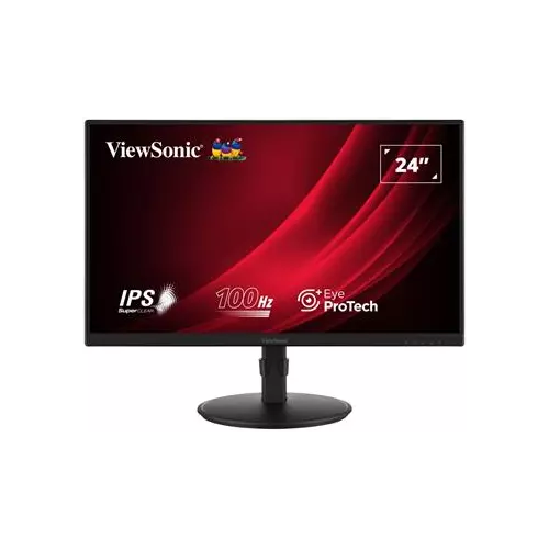 obrázek produktu ViewSonic VA2408-HDJ / 23,8"/ IPS/ 16:9/ 1920x1080/ 5ms/ 100Hz/ 250cd/m2/ HDMI / VGA / DP / výšk. nast.