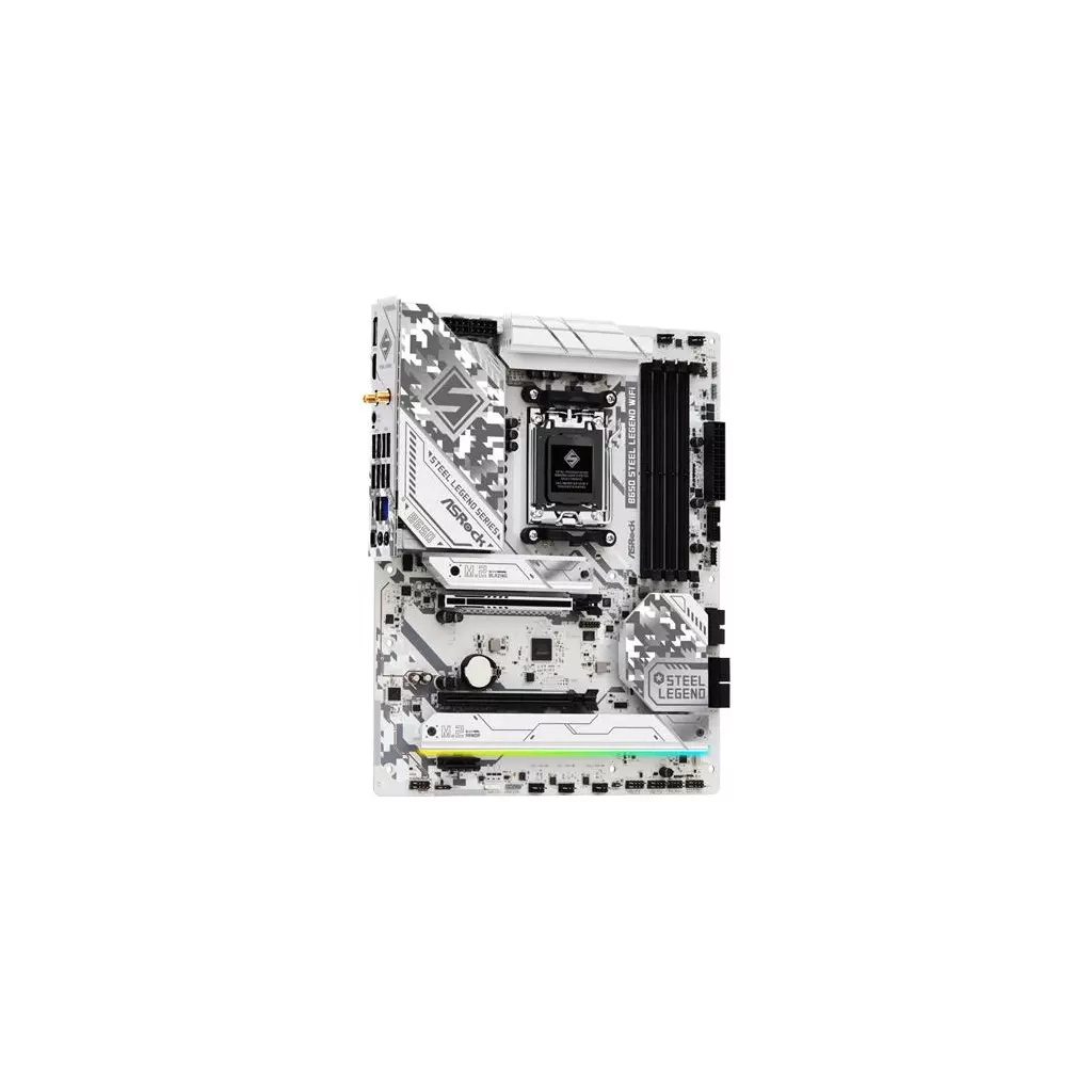 Obrázek produktu ASRock B650 Steel Legend WiFi / AMD B650 / AM5 / 4x DDR5 DIMM / 3x M.2 / HDMI / DP / USB-C / WiFi / ATX