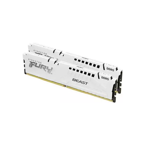 obrázek produktu Kingston FURY Beast White/DDR5/64GB/6400MHz/CL32/2x32GB/White