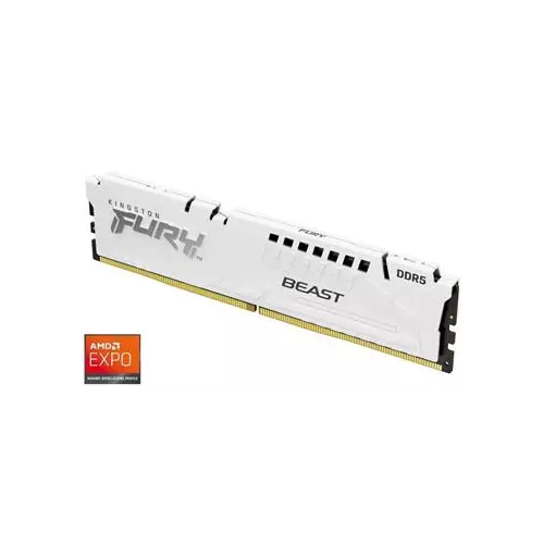 obrázek produktu Kingston FURY Beast EXPO/DDR5/32GB/6400MHz/CL32/1x32GB/White