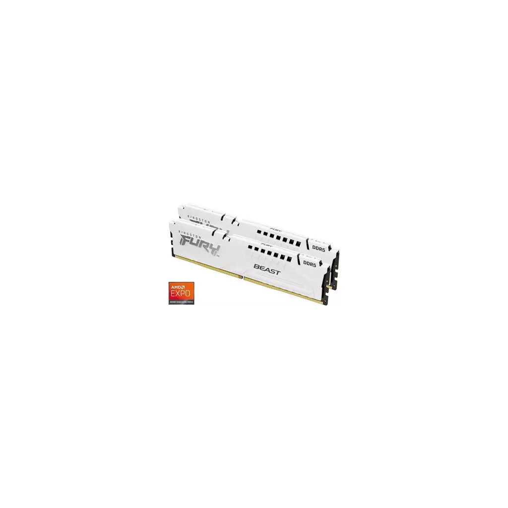 Obrázek produktu Kingston FURY Beast EXPO/DDR5/32GB/6800MHz/CL34/2x16GB/White