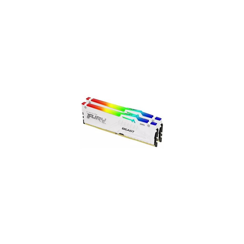Obrázek produktu Kingston FURY Beast/DDR5/64GB/6000MHz/CL30/2x32GB/RGB/White