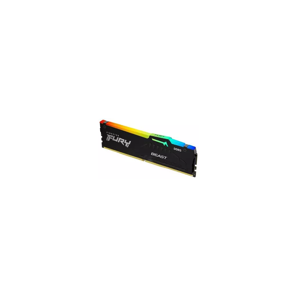 Obrázek produktu Kingston FURY Beast/DDR5/32GB/6400MHz/CL32/1x32GB/RGB/Black