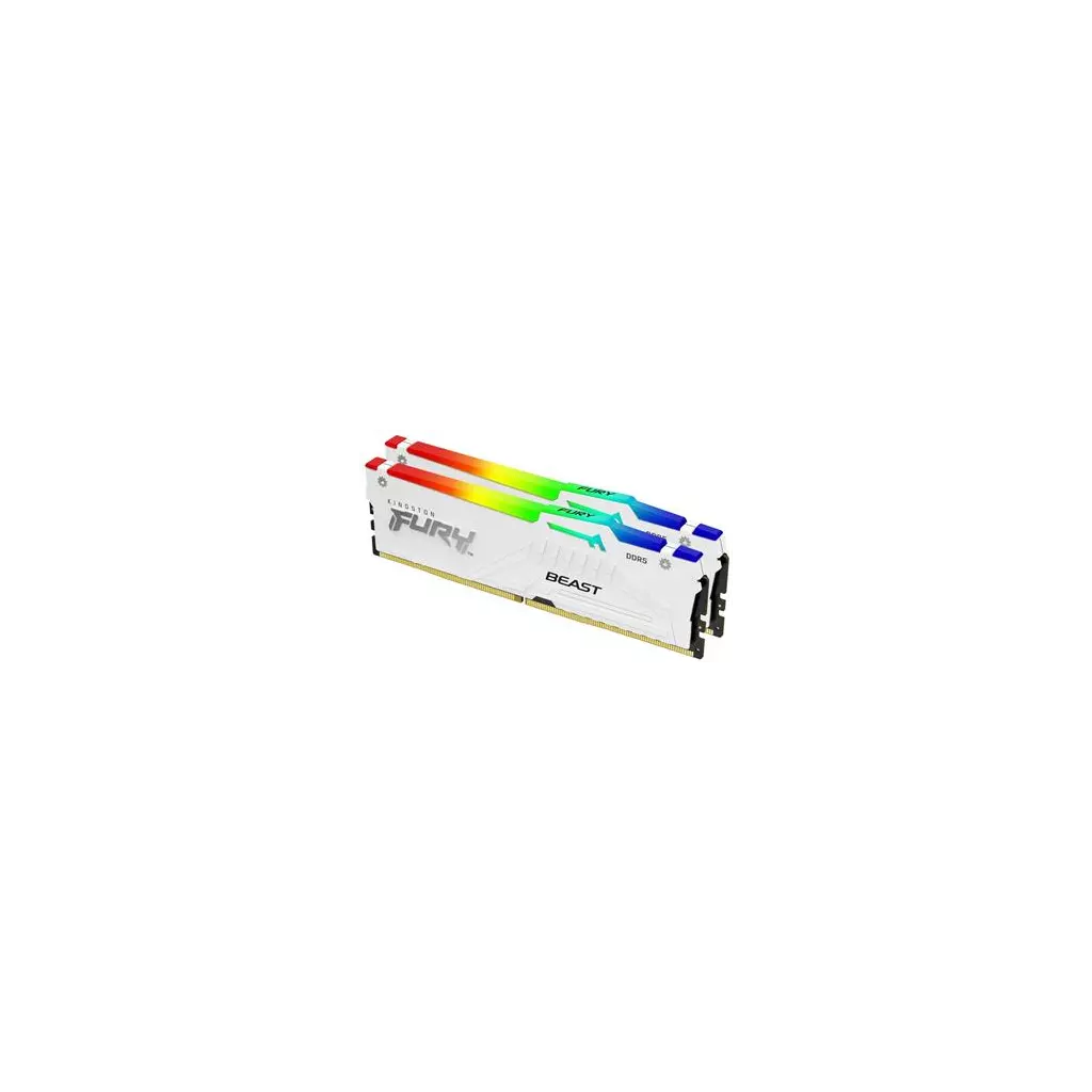 Obrázek produktu Kingston FURY Beast/DDR5/32GB/6400MHz/CL32/2x16GB/RGB/White