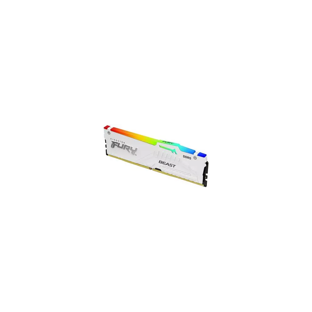 Obrázek produktu Kingston FURY Beast/DDR5/32GB/6400MHz/CL32/1x32GB/RGB/White