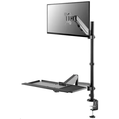 obrázek produktu Neomounts  DS90-325BL1 / držák na stůl /pracovní místo / sezení-stání / monitor, klávesnice a myš