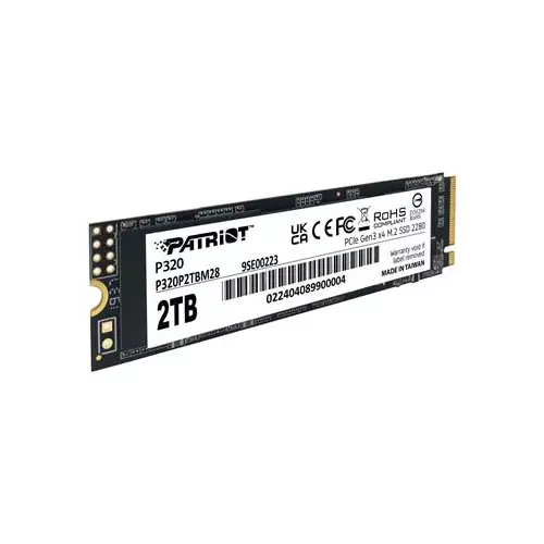 obrázek produktu PATRIOT P320 2TB SSD / Interní / M.2 PCIe Gen3 x4 NVMe 1.3 / 2280