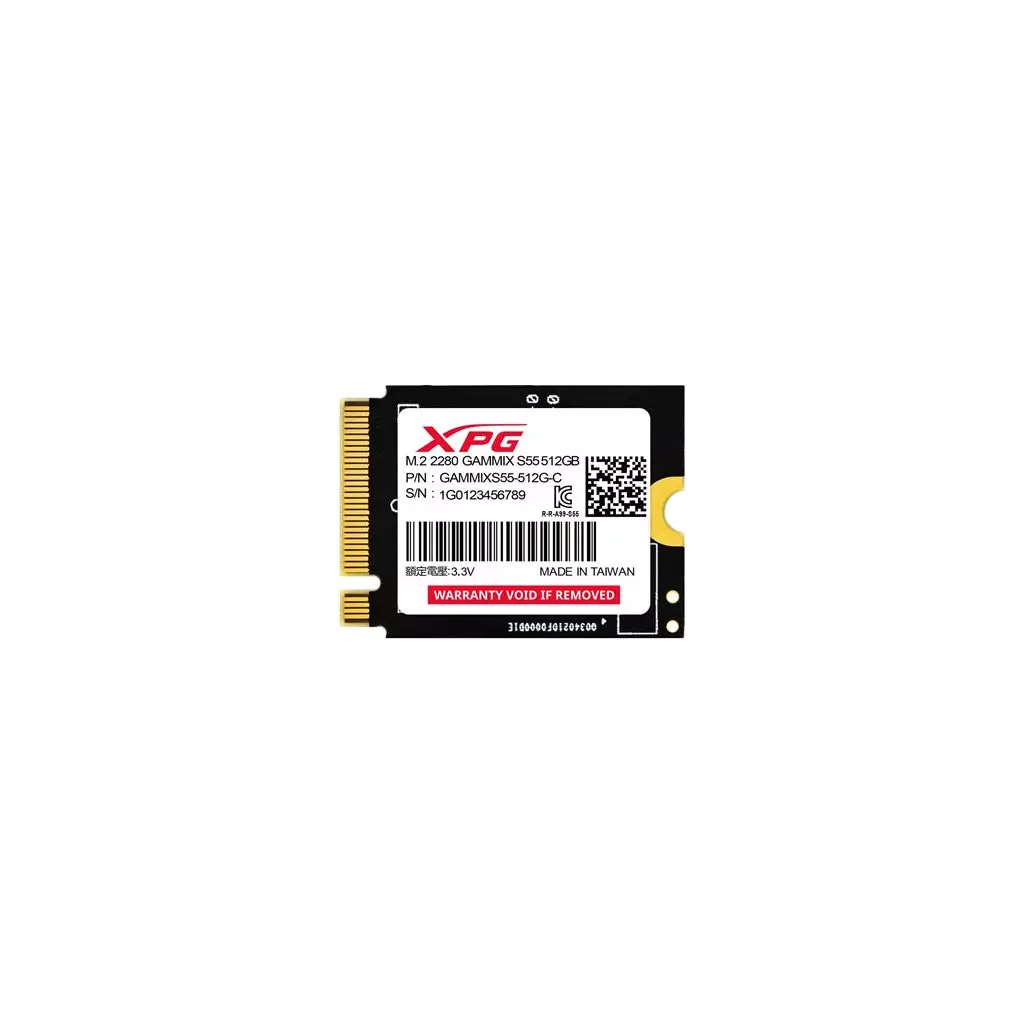 Obrázek produktu ADATA XPG GAMMIX S55/512GB/SSD/M.2 NVMe/Černá/5R