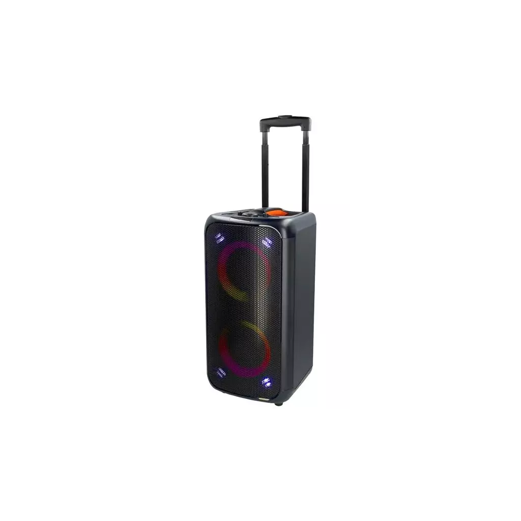 Obrázek produktu NEDIS párty reproduktor/ výkon 240 W/ Bluetooth/ doba přehrávání na baterie 5 hod/ držadlo/ párty osvětlení/ ekvalizér