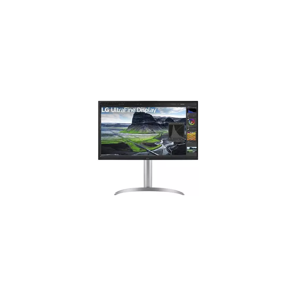 Obrázek produktu LG monitor 27UQ850V-W IPS 4K / 3840x2160 / 5ms / 2000:1 / 400cd / HDMI / DP / USB-C/ repro /pivot / výškově nastav./bíl