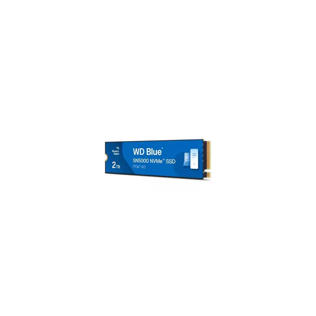 Obrázek produktu WD Blue SN5000 2TB / WDS200T4B0E / NVMe M.2 PCIe Gen4 / Interní / M.2 2280