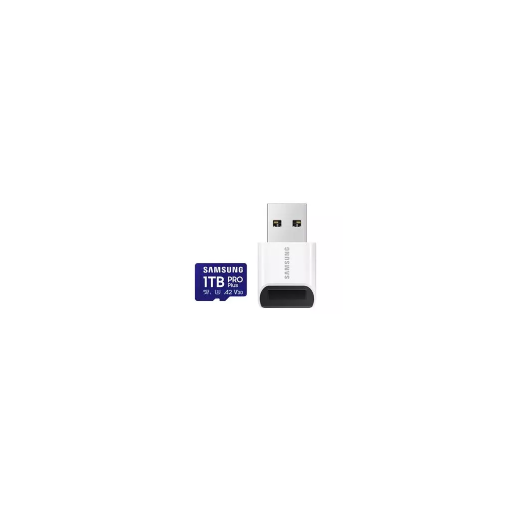 Obrázek produktu Samsung PRO Plus/micro SDXC/1TB/UHS-I U3 / Class 10/+ Adaptér/Modrá