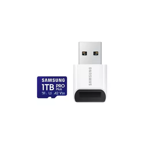 obrázek produktu Samsung PRO Plus/micro SDXC/1TB/UHS-I U3 / Class 10/+ Adaptér/Modrá
