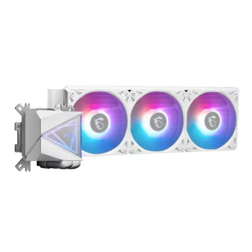 obrázek produktu MSI vodní chladič CPU MAG CORELIQUID I360 WHITE/ 3x 120mm ARGB fan/ bílý