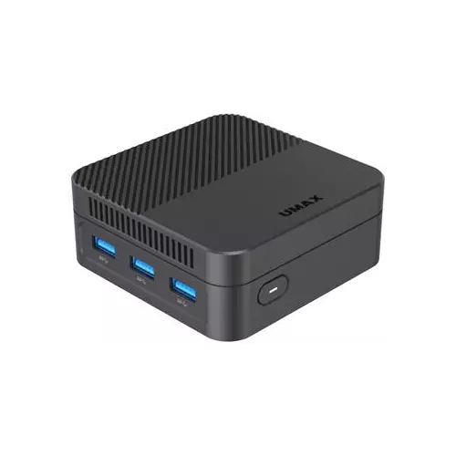 obrázek produktu UMAX Mini PC U-Box N10 Plus/ N100/ 8GB/ 128GB SSD/ 2x HDMI/ DP/ 3x USB 3.0/ BT/ Wi-Fi/ 2x LAN/ W11 Pro