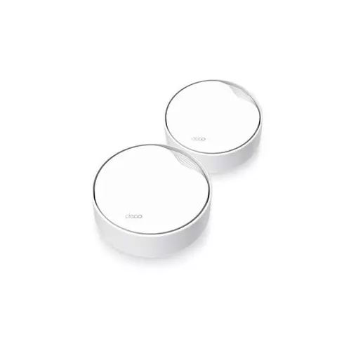 obrázek produktu WiFi router TP-Link Deco X50-PoE(3-pack) WiFi 6, 1x 2,5GLAN, 1x GLan s PoE, 2,4/ 5GHz AX3000