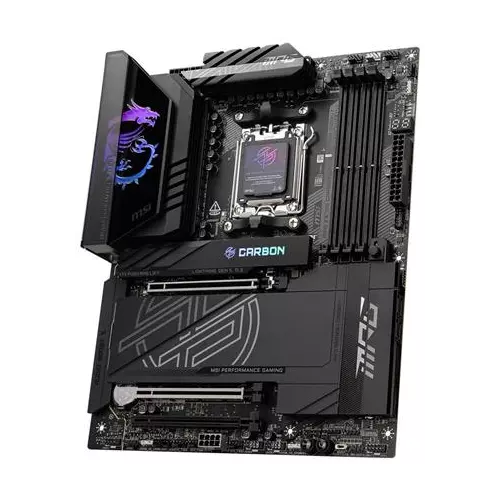 obrázek produktu MSI MPG X870E CARBON WIFI / AMD X870E / AM5 / 4x DDR5 / 4x M.2 / HDMI / USB-C / WiFi / ATX