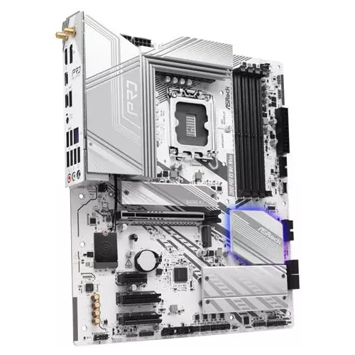 obrázek produktu ASRock Z890 Pro RS WiFi White / Intel Z890 / LGA1851 / 4x DDR5 / 4x M.2 / HDMI / DP / 2x Thunderbolt 4 / WiFi / ATX