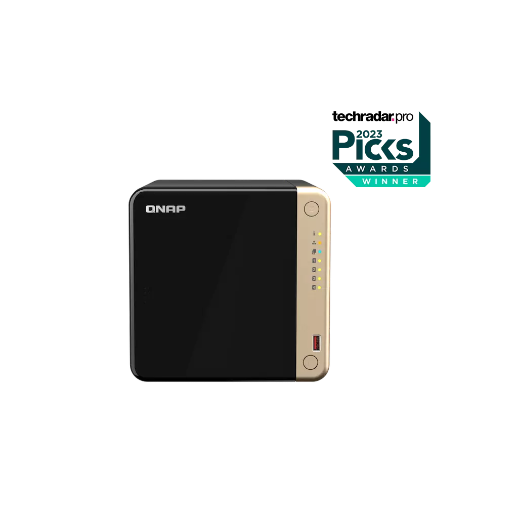 Obrázek produktu QNAP TS-464-8G (4core 2,9GHz, 8GB RAM, 4xSATA, 2x M.2 NVMe slot, 1xPCIe, 1xHDMI 4K, 2x2,5GbE, 4xUSB)