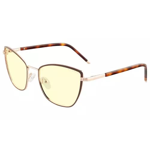 obrázek produktu GUNNAR kancelářske/herní brýle  ERIKA COFFEE/GOLD jantarová skla BLF 65 GUNNAR focus