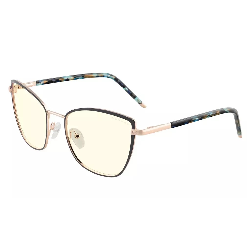 Obrázek produktu GUNNAR kancelářske/herní brýle ERIKA INDIGO/GOLD čirá skla BLF 35 GUNNAR focus