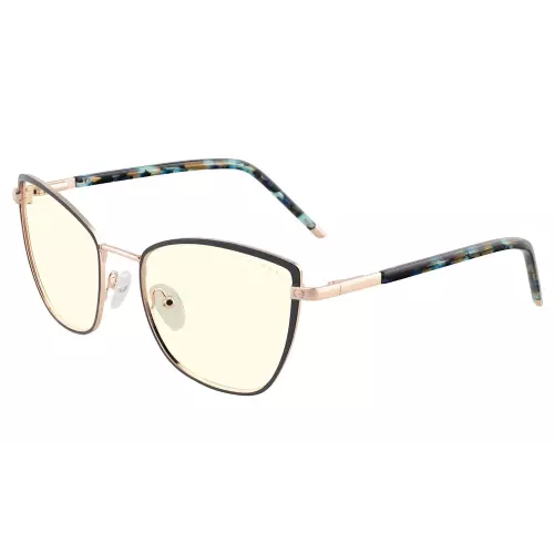 obrázek produktu GUNNAR kancelářske/herní brýle  ERIKA INDIGO/GOLD čirá skla BLF 35 GUNNAR focus