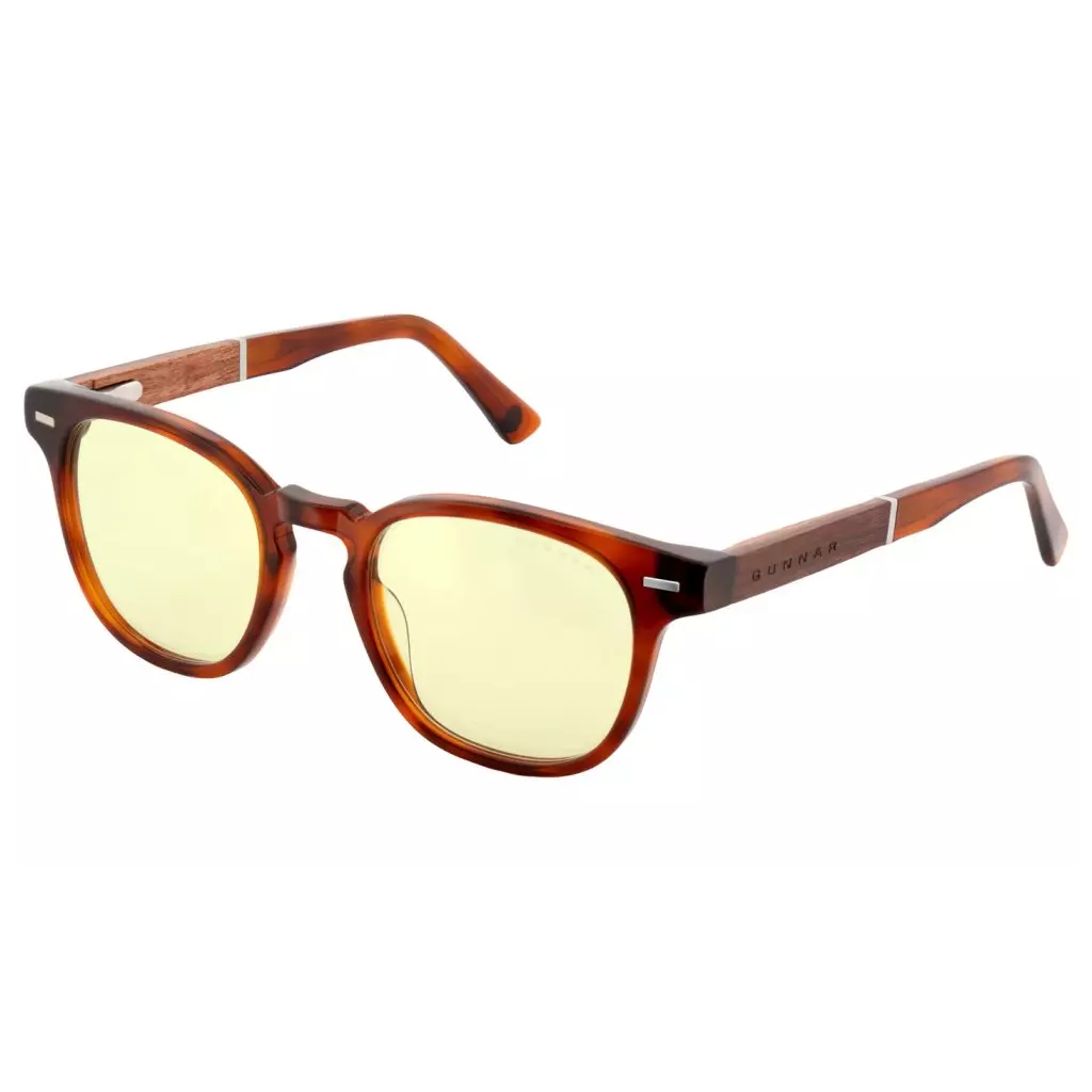 Obrázek produktu GUNNAR kancelářske/herní brýle TIOGA MAROON/ROSEWOOD jantarová skla MINERAL BLF 65 GUNNAR focus