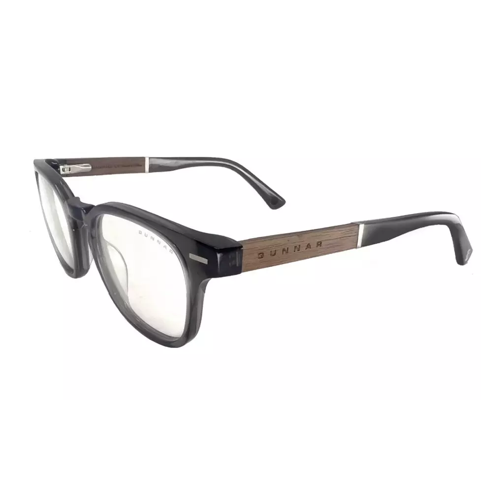 Obrázek produktu GUNNAR kancelářske/herní brýle  TIOGA GRAY CRYSTAL/WALNUT čirá skla-PRO MINERAL BLF 35 GUNNAR focus