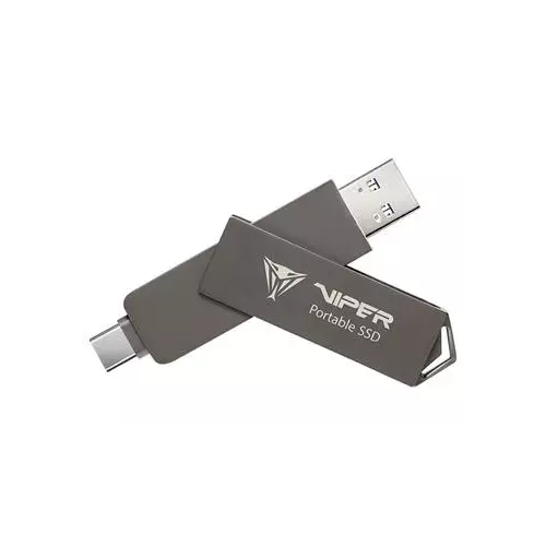 obrázek produktu PATRIOT Viper Portable PVP30 SSD 512GB Type A+C /  USB 3.2 Gen 2 / šedá