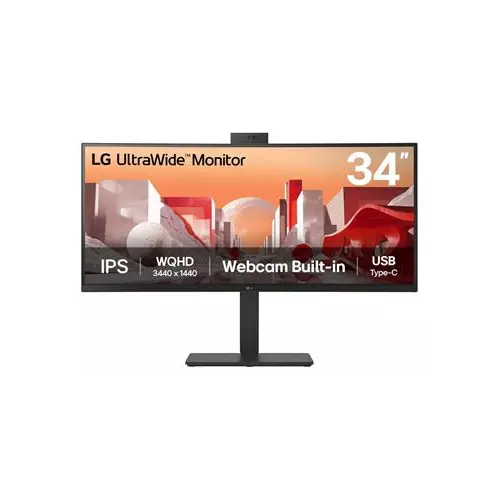 obrázek produktu LG monitor 34BA85QE IPS 34"  QHD zakřivený /3440x1440 /21:9/300 cd/m2/5ms/HDMI/DP/USB-C/60Hz/HDR10/ OnScreen Control