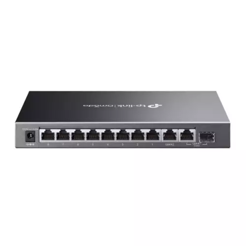 obrázek produktu Switch TP-Link ES210GMP 1x SFP combo, 8x GLan s Poe+, 123W, Omáda SDN