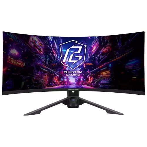 obrázek produktu Phantom Gaming by Asrock monitor PG34QRT3A 34" mini OLED 3440x1440/180Hz/1ms/2xHDMI/DP/USB/výškově nastav./wi-Fi anténa