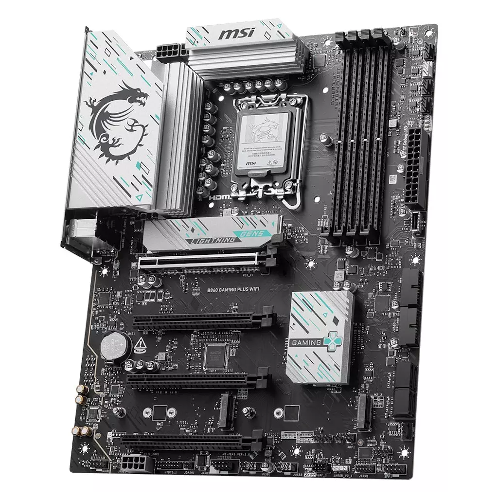 Obrázek produktu MSI B860 GAMING PLUS WIFI / INTEL B860 / LGA1851 / 4x DDR5 / M.2 / WiFi / ATX