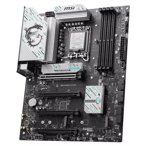 obrázek produktu MSI B860 GAMING PLUS WIFI / INTEL B860 / LGA1851 / 4x DDR5 / M.2 / WiFi / ATX