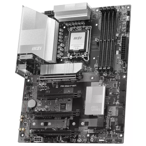 obrázek produktu MSI PRO B860-P WIFI / INTEL B860 / LGA1851 / 4x DDR5 / M.2 / WiFi / ATX
