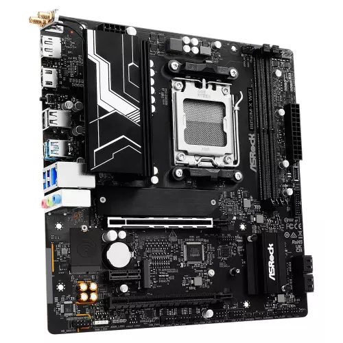 obrázek produktu ASRock B850M-X WiFi / AMD B850 / AM5 / 2x DDR5 DIMM / 2x M.2 / HDMI / DP / USB-C / WiFi / mATX