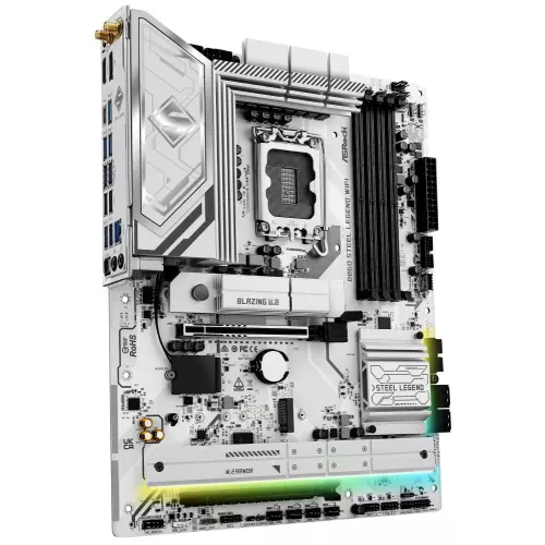 obrázek produktu ASRock B860 Steel Legend WiFi / Intel B860 / LGA1851 / 4x DDR5 / 4x M.2 / HDMI / DP / Thunderbolt 4 / WiFi / ATX