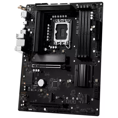 obrázek produktu ASRock B860 Pro-A WiFi / Intel B860 / LGA1851 / 4x DDR5 / 3x M.2 / HDMI / DP / USB-C / WiFi / ATX