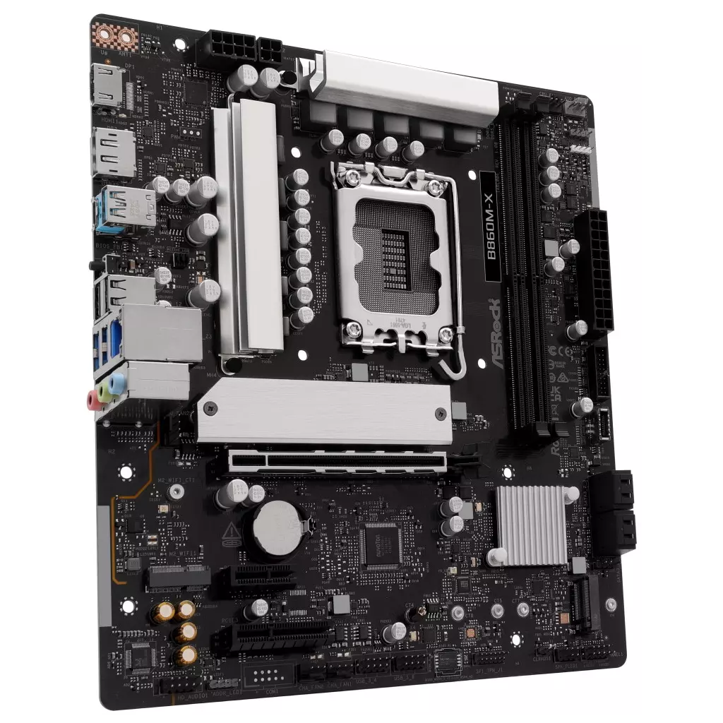 Obrázek produktu ASRock B860M-X / Intel B860 / LGA1851 / 2x DDR5 / 2x M.2 / HDMI / DP / USB-C / mATX