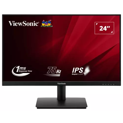 obrázek produktu ViewSonic VA240-H-2/ 23,8"/ IPS/ 16:9/ 1920x1080/ 1 ms/ 75Hz/ 250cd/m2/ HDMI / VGA