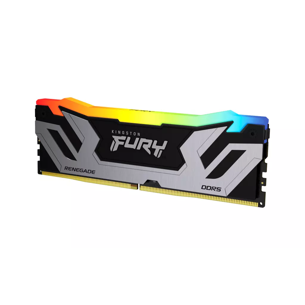 Obrázek produktu Kingston FURY Renegade/CUDIMM DDR5/24GB/8400MHz/CL40/1x24GB/RGB/Black/Silv