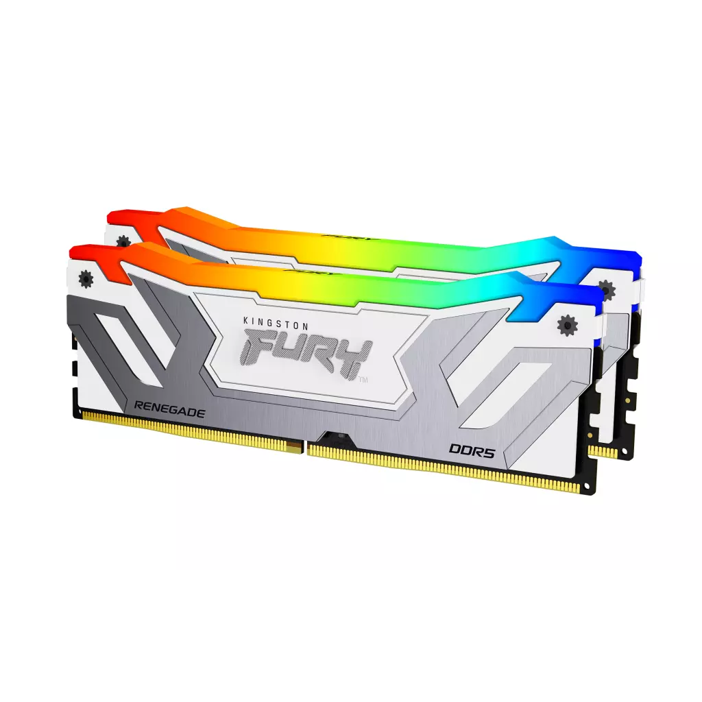 Obrázek produktu Kingston FURY Renegade/CUDIMM DDR5/48GB/8400MHz/CL40/2x24GB/RGB/White