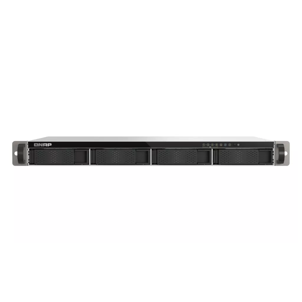 Obrázek produktu QNAP TS-433eU (4core 2,0GHz, NPU / 4GB RAM / 4x SATA / 2x 2,5GbE / 2x USB 3.2 / malá hloubka)