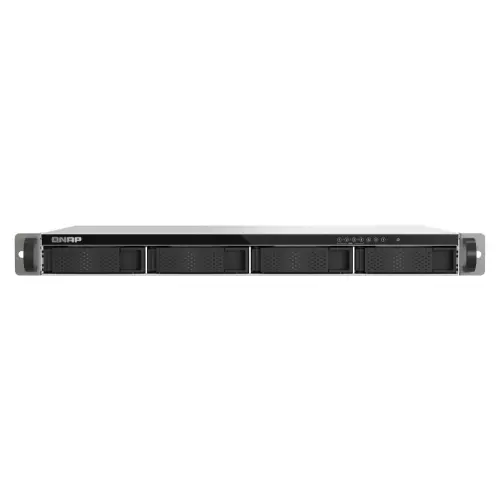 obrázek produktu QNAP TS-433eU (4core 2,0GHz, NPU / 4GB RAM / 4x SATA / 2x 2,5GbE / 2x USB 3.2 / malá hloubka)