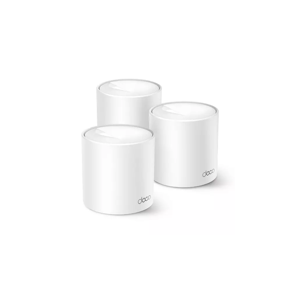 Obrázek produktu WiFi router TP-Link Deco X50 Pro(3-pack) AX3000, WiFi 6, 2x 2,5GLan, 2,4GHz/5GHz, HomeShield