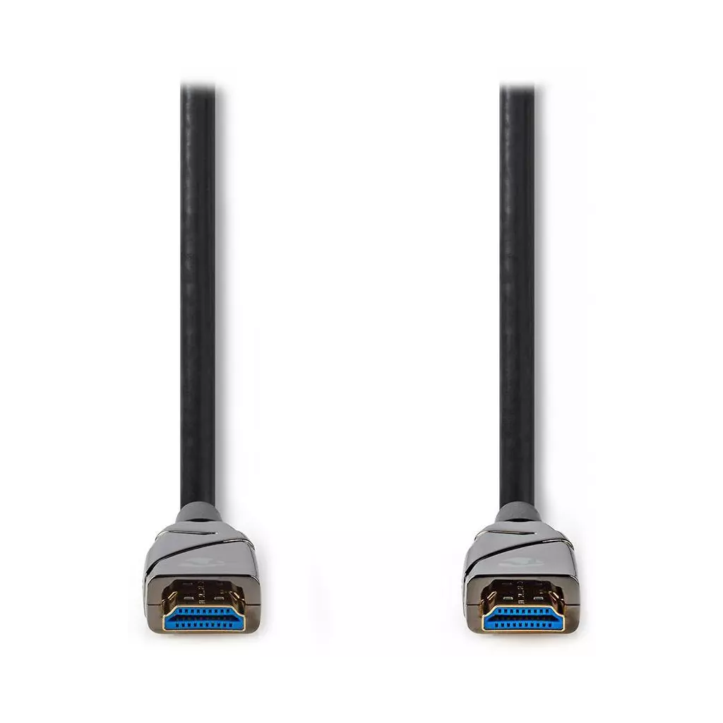 Obrázek produktu NEDIS aktivní optický High Speed HDMI 2.0 kabel s ethernetem/ 4K@60Hz/ zlacené konektory HDMI-HDMI/ černý/ BOX/ 30m