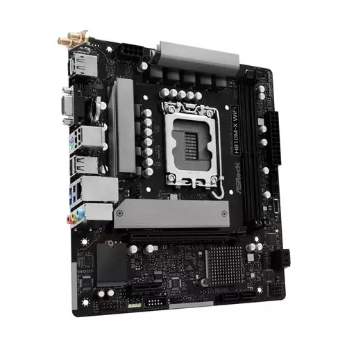 obrázek produktu ASRock H810M-X WIFI / Intel H810 / LGA1851 / 2x DDR5 / M.2 / VGA / HDMI / DP / WiFi / mATX