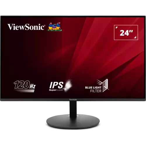 obrázek produktu Viewsonic VA24E1-H 24" IPS/1920x1080@120Hz/5ms/250cd/VGA/HDMI/VESA