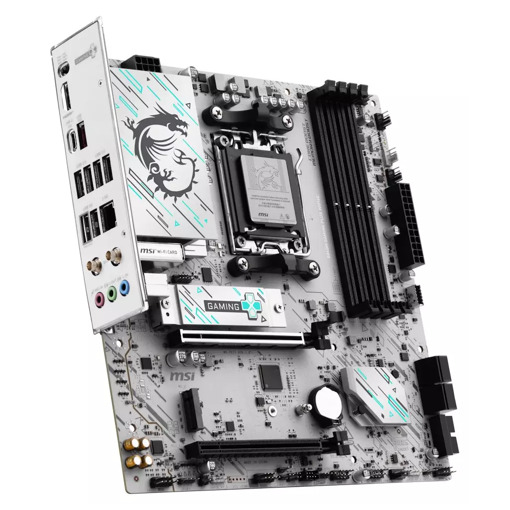 Obrázek produktu MSI B840M GAMING PLUS WIFI6E / AMD B840 / AM5 / 4x DDR5 / M.2 / WiFi / mATX